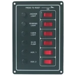 Switch Panel with circuit breakers 6x - Image 1