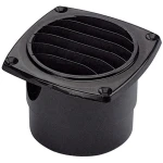 Ventilation Grid with adapter 92mm black - Image 1