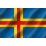 Åland flag 20x30cm - Image 1