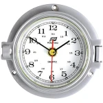 Clock 3" matt chrome Ø120mm - Image 1
