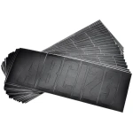 Adhesive Numbers and Letters Set / PVC / black / 148 piece - Image 2