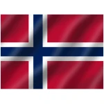 Norwegian flag 20x30cm - Image 1