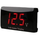 Mini voltmeeter 56mm (punased numbrid) - Image 1
