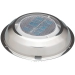 Päikesepaneeliga ventilaator Mini roostevaba - Image 1