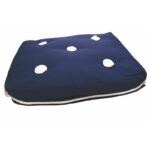 Kapok Cushion dark blue - Image 1