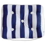 Kapok Cushion navy-stripes - Image 1