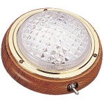 Teak Cabin Light LED 140mm - Image 1