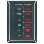 Switch Panel with circuit breakers 6x - Image 1