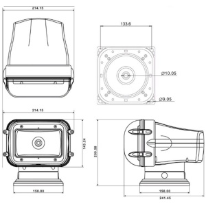 Prožektor juhtmevaba puldiga - Image 4