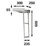 Purjejahi vööriplatvorm HP65 + redel - Image 3