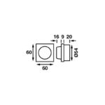 Dimmer for LED lights chrome - Image 2
