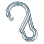 Carabiner 10x100mm Wide Opening, stainless - Image 1
