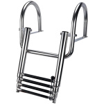 Telescopic 3-step ladder with handles - Image 1