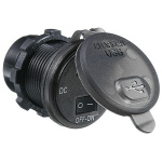 USB ChargervQuickCharge 3.0 with voltmeter and switch - Image 2