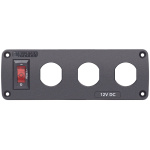 Blue Sea Installation Panel 3-compartments - Image 1
