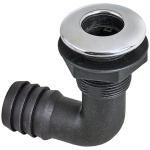Through-Hull 25mm angular (stainless top) - Image 1