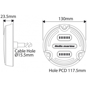 Hella APELO A3 Bronze RGB - Image 4