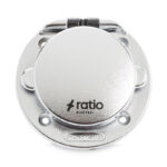 Victron Energy (Ratio) kaldavoolu pistikupesa 16A chromed plastic - Image 1