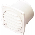 Ventilation Grid with adapter 92mm white - Image 1