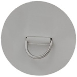 D-ring for dinghy 130mm grey - Image 1