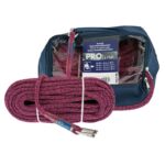 Poly Ropes pro-line fall 10mm / 35m roosa-must - Image 1