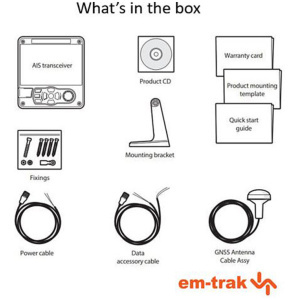 Em-trak B400 High-Power 5W AIS transponder - Image 3