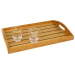 Bamboo Tray with boat deck pattern - Image 1