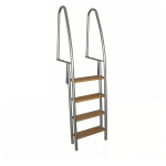 Dock ladder 4 steps galvanized - Image 1