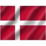 Danish flag 20x30cm - Image 1