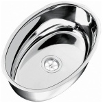 Stainless Steel Sink oval 380x260x140 mm - Image 1