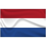 Dutch flag 20x30cm - Image 1