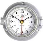 Clock 3" matt chrome Ø120mm - Image 1