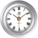 Clock 4" matt chrome Ø130mm - Image 1