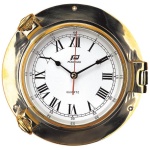 Clock 6" brass Ø220mm - Image 1