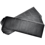 Adhesive Numbers and Letters Set / PVC / black / 148 piece - Image 2