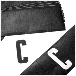 Adhesive Numbers and Letters Set / PVC / white / 148 piece - Image 1