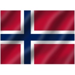 Norwegian flag 20x30cm - Image 1