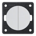 Berker Switch double (white) - Image 1
