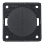 Berker Switch double (black) - Image 1