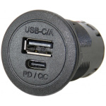 USB A+C Socket 3.6A - Image 1