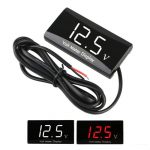 Mini Voltmeter 56mm (red numbers) - Image 2