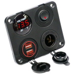 Panel 12v + USB + voltmeter - Image 1
