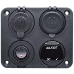 Panel 12v + USB + voltmeter - Image 2