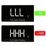 Mini Voltmeter 56mm (red numbers) - Image 3