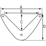 Bow fender 475x300mm - Image 2