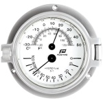 Thermo/Hygrometer 3" matt chrome Ø120mm - Image 1