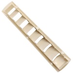 Ventilation Grid 452x87mm beige plastic - Image 1