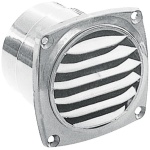 Ventilation Grid 127x127mm Ø100mm stainless - Image 1