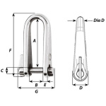 Wichard Key Pin seekel 6mm roostevaba - Image 2